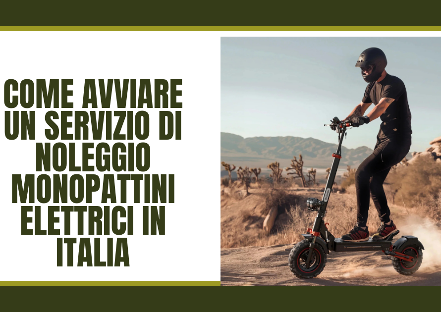 servizio di noleggio monopattini elettrici in Italia
