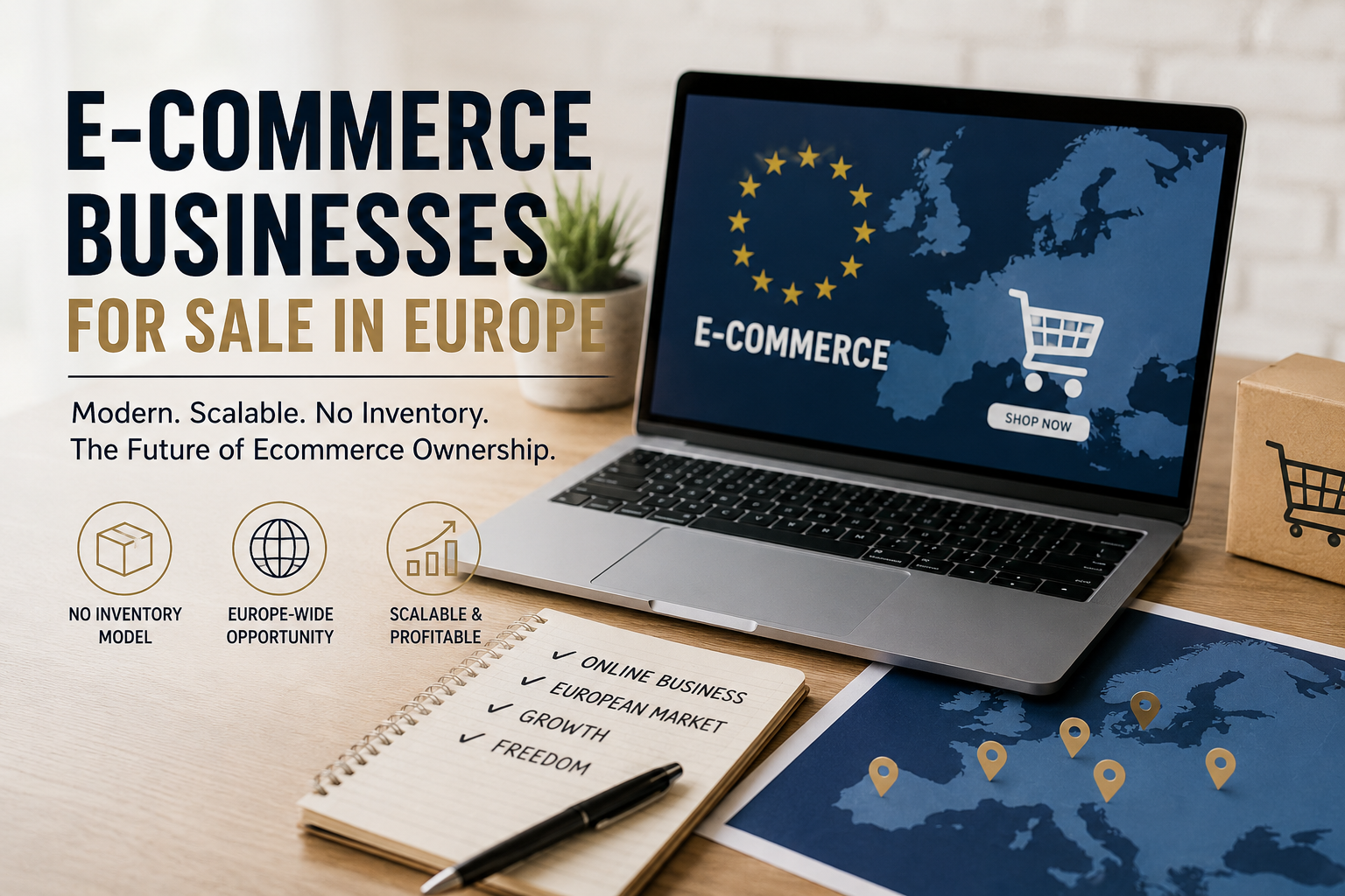 E-commerce businesses for sale in Europe